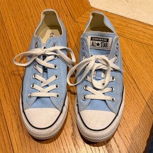 Converse All Star Low Top Sneakers — Light Blue